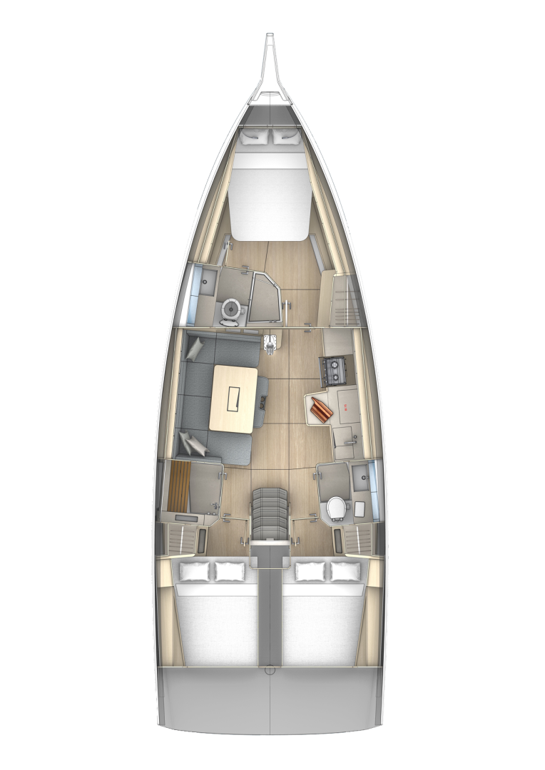 Pronájem Plachetnice Dufour s licencí