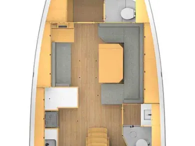 Pronájem Plachetnice v Golfo Aranci -Bavaria Bavaria C42