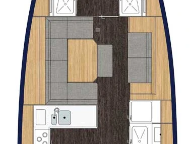 Pronájem jachty v Gouvia -Bavaria Bavaria C45 na Samboatu