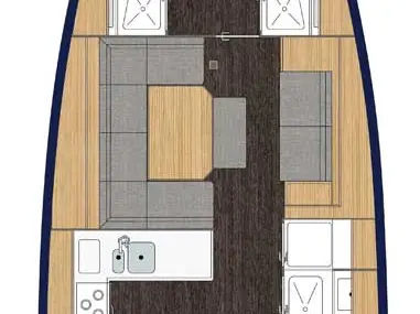 Pronájem jachty v Gouvia -Bavaria Bavaria C45 na Samboatu