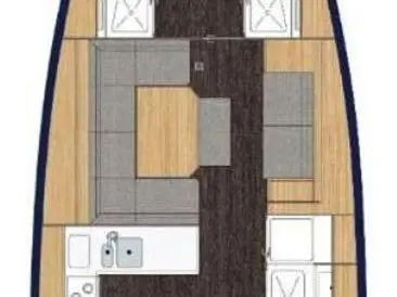 Pronajmout si Bavaria Bavaria C45 Holiday v Biograd Na Moru