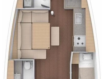 Pronajmout si Dufour Dufour 430 v Jezera