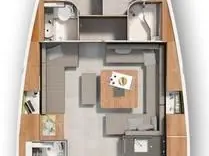 Pronájem jachty v Murter-Kornati -Hanse Hanse 455 na Samboatu