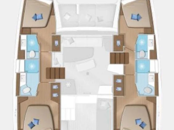 Pronájem Katamarán v Göcek  -Lagoon Lagoon 42