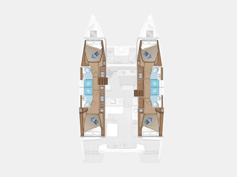 Pronájem lodi Bas du Fort lákavé ceny Lagoon 46