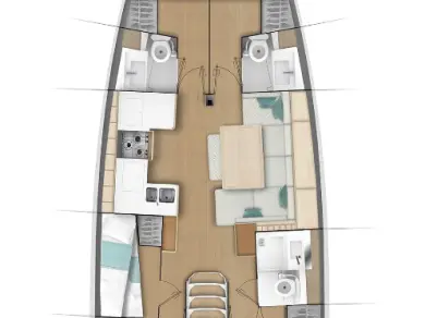 Jeanneau Sun Odyssey 490 jednotlivci a charterové společnosti v Gouvia