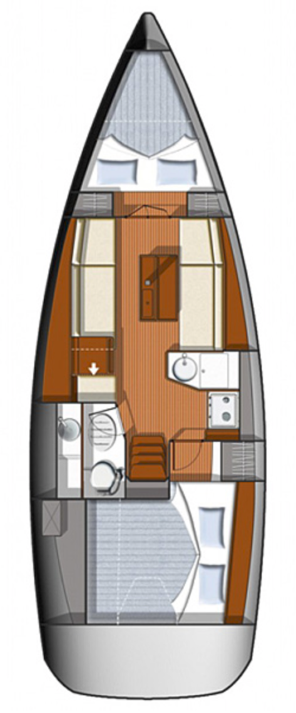 Pronájem Plachetnice v Gouvia -Jeanneau Sun Odyssey 33i
