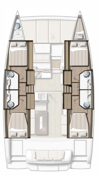 Pronájem lodi Bali Bali 4.2 v Road Town na Samboatu