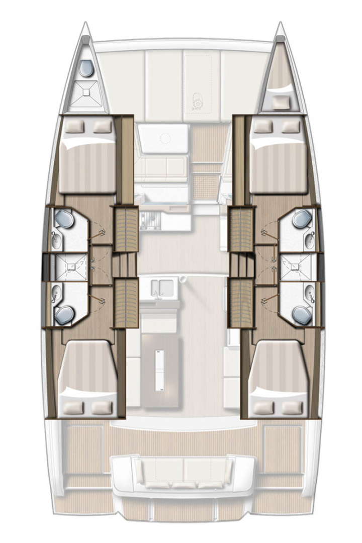 Pronajmout Katamarán se skipperem či ne Bali v Road Town