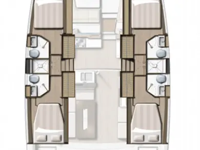 Pronajmout si Bali Bali 4.2 v Eden Island