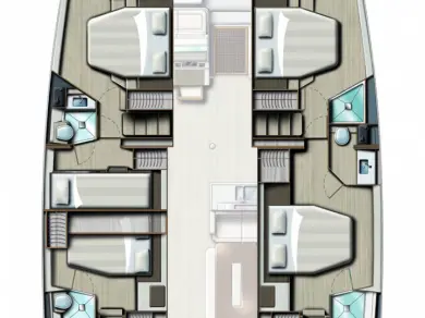 Pronájem Katamarán Bali s licencí