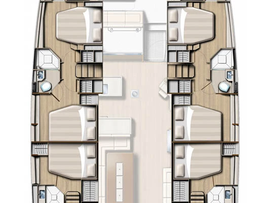 Pronájem jachty v Road Town -Bali Bali 5.4 na Samboatu