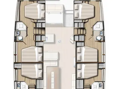 Pronájem jachty v Road Town -Bali Bali 5.4 na Samboatu