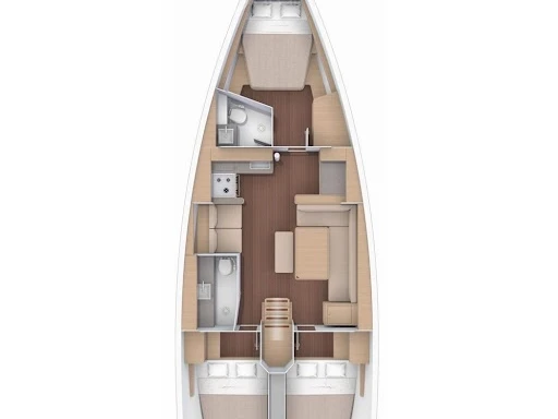 Pronájem lodi Dufour Dufour 430 v Marmaris na Samboatu