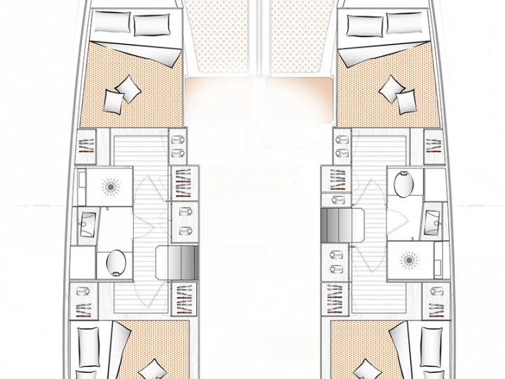 Pronájem Katamarán Excess s licencí