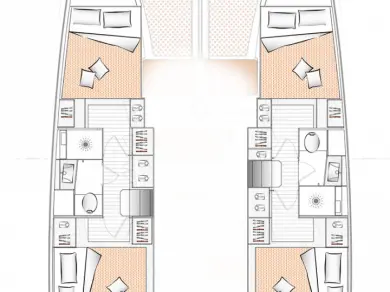 Pronájem Katamarán Excess s licencí