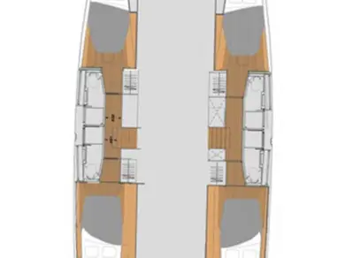 Pronájem Katamarán v Road Town -Fountaine Pajot Elba 45