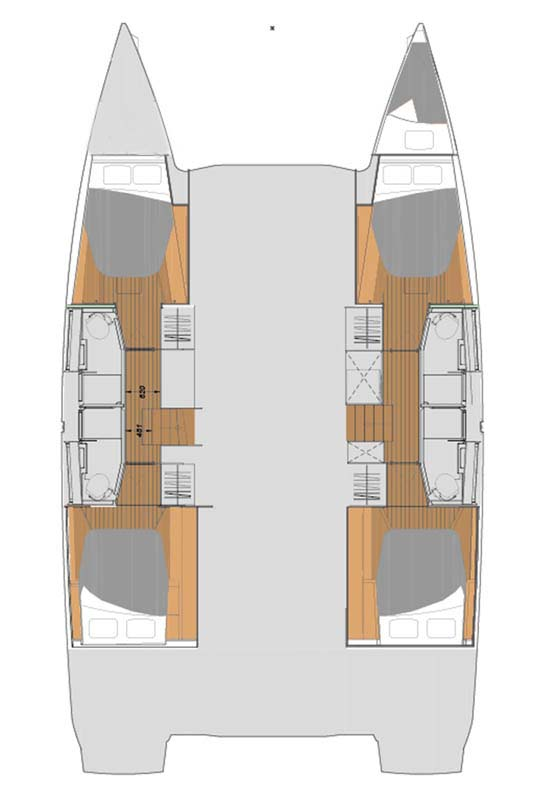 Pronájem Katamarán Fountaine Pajot s licencí