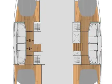 Pronájem Katamarán Fountaine Pajot s licencí