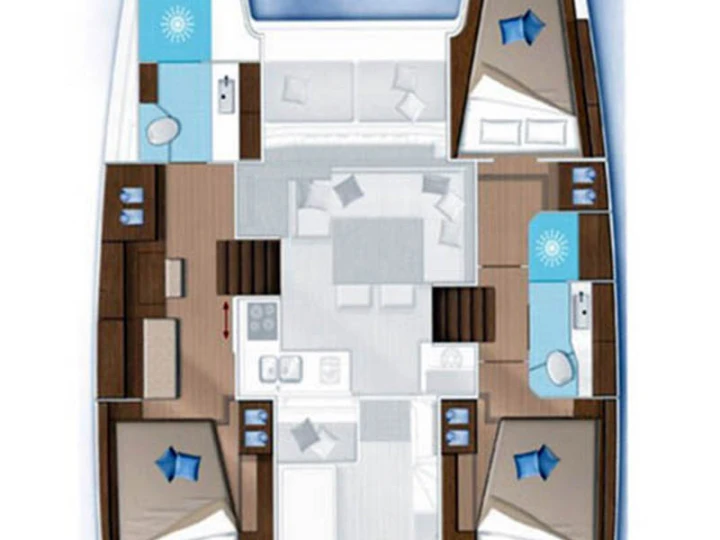 Pronájem lodi Road Town lákavé ceny Lagoon 40