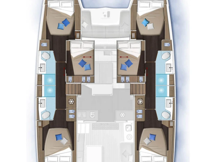 Pronajmout Katamarán se skipperem či ne Lagoon v Road Town