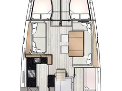 Pronájem Plachetnice Jeanneau s licencí