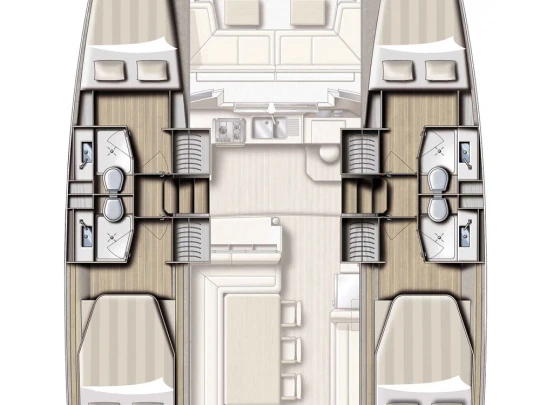 Pronájem lodi Gouvia lákavé ceny Bali 4.1