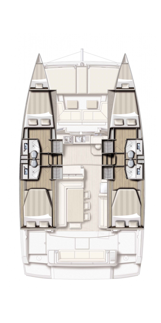 Pronájem lodi Gouvia lákavé ceny Bali 4.1