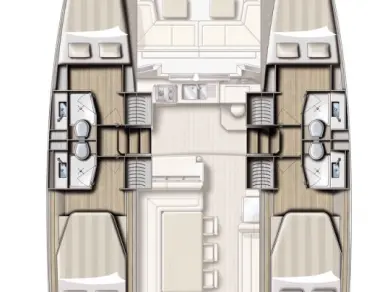 Pronájem lodi Gouvia lákavé ceny Bali 4.1