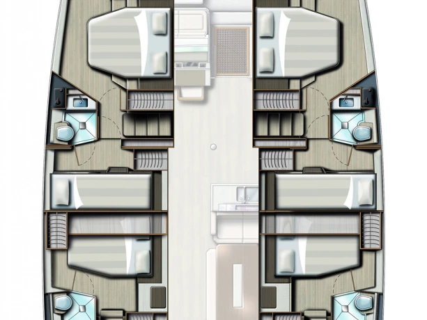 Katamarán k pronájmu v Gouvia za nejlepší cenu