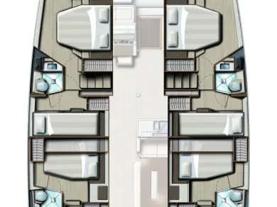 Katamarán k pronájmu v Gouvia za nejlepší cenu