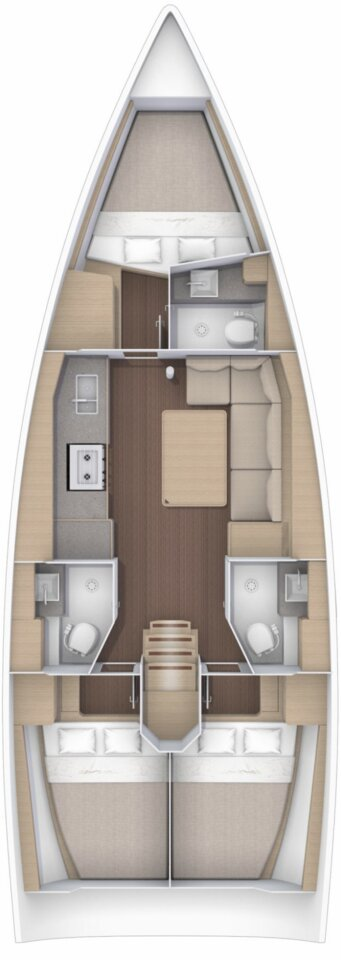 Pronájem Plachetnice Dufour s licencí