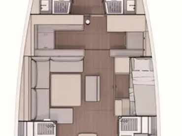 Pronájem Plachetnice v Rhodos -Dufour Dufour 530