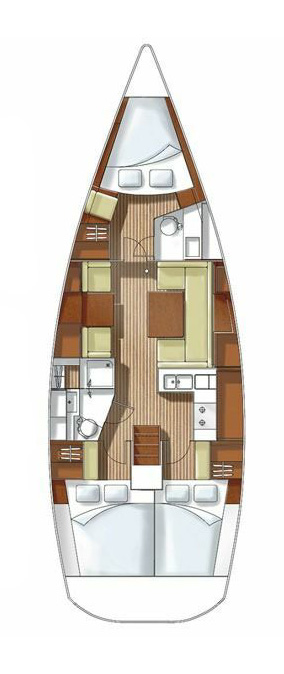 Pronájem jachty v Preveza -Hanse Hanse 400 na Samboatu
