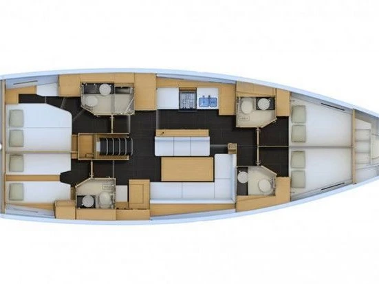 Jeanneau Jeanneau 54 jednotlivci a charterové společnosti v Kos