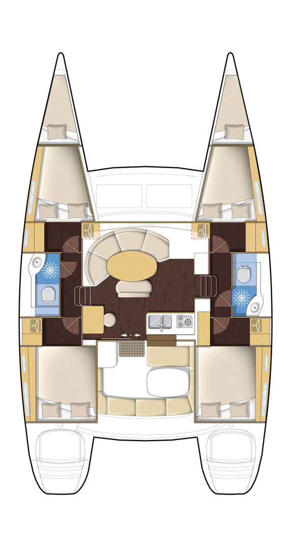 Pronajmout si Lagoon Lagoon 380 S2 v Gouvia