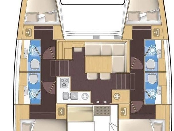 Pronájem Katamarán v Kos -Lagoon Lagoon 39