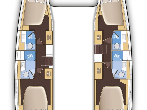 Pronájem lodi Gouvia lákavé ceny Lagoon 42
