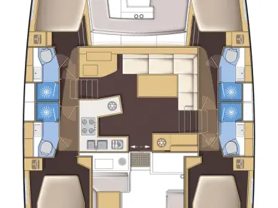 Lagoon Lagoon 450 F jednotlivci a charterové společnosti v Gouvia