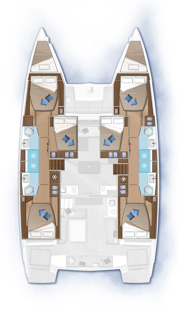 Pronajmout si Lagoon Lagoon 50 v Gouvia