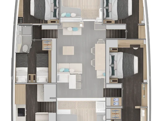 Pronájem lodi Alimos lákavé ceny Lagoon 60