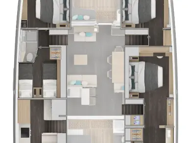 Pronájem lodi Alimos lákavé ceny Lagoon 60