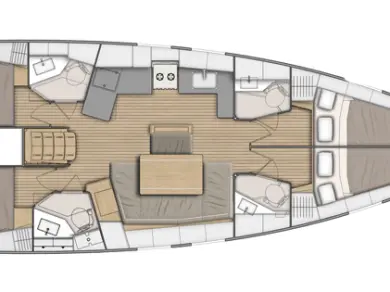 Pronajmout si Bénéteau Oceanis 46.1 v Kos