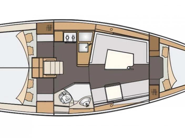 Pronájem jachty v Mali Lošinj -Elan Impression 35 na Samboatu