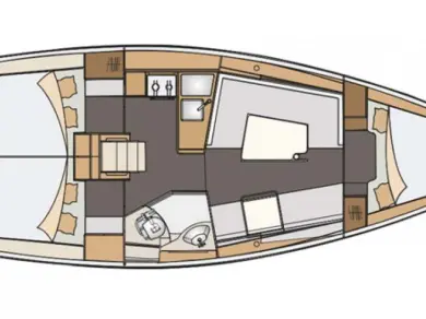 Pronájem jachty v Mali Lošinj -Elan Impression 35 na Samboatu