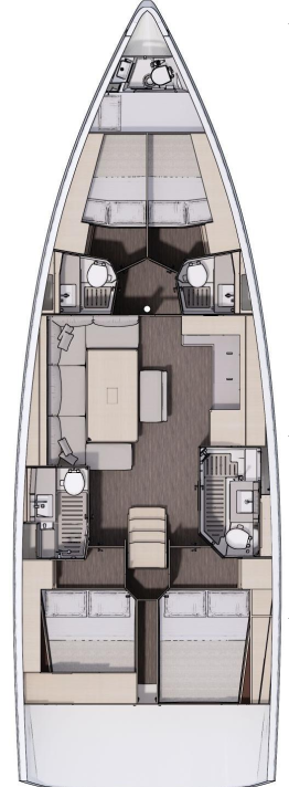 Pronájem lodi Göcek  lákavé ceny Dufour 470