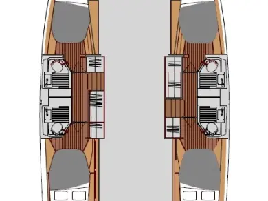 Pronájem Katamarán v Zadar -Fountaine Pajot Astrea 42