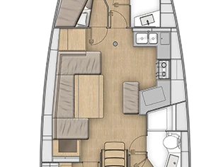 Pronájem Plachetnice Bénéteau s licencí