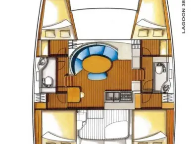 Lagoon Lagoon 380 jednotlivci a charterové společnosti v Lavrio