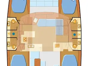 Pronájem Katamarán Fountaine Pajot s licencí